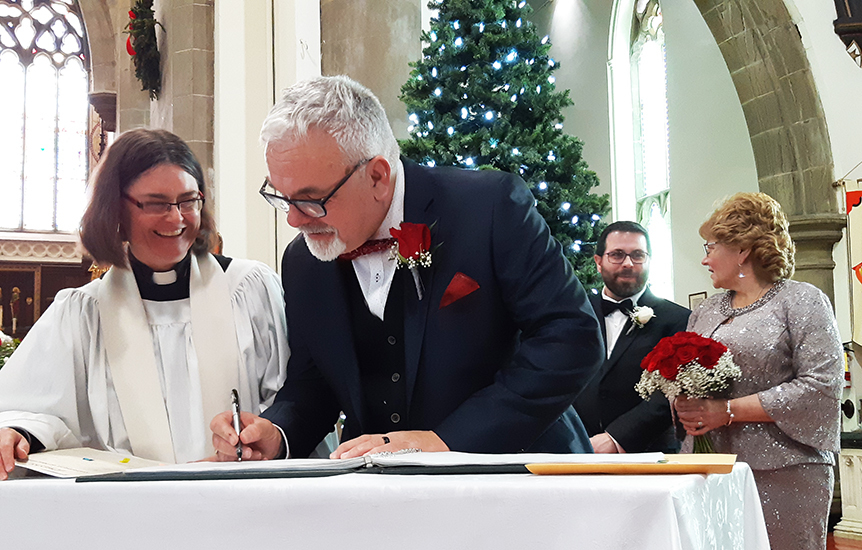 Bishop Marries Long Time Friend The Bishop Anglican Diocese Of